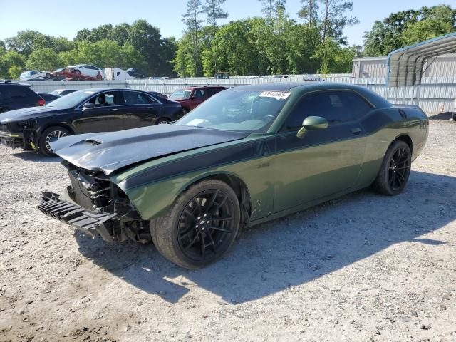 2C3CDZFJ4NH251892 - 2022 DODGE CHALLENGER R/T SCAT PACK GREEN photo 1