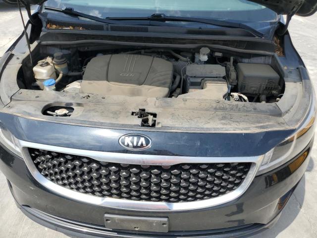 KNDMC5C11F6046758 - 2015 KIA SEDONA EX BLACK photo 12