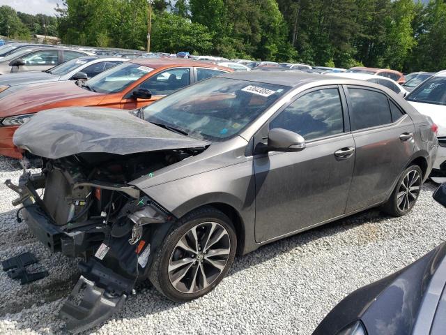 5YFBURHE3KP869296 - 2019 TOYOTA COROLLA L GRAY photo 1