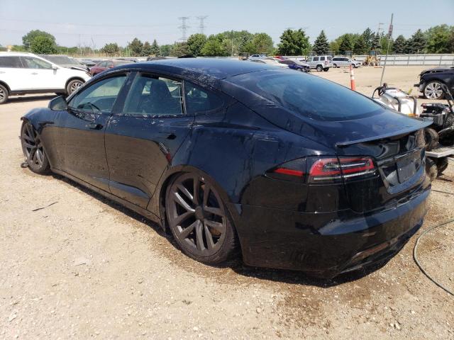 5YJSA1E64NF480397 - 2022 TESLA MODEL S Սև լուսանկար 2