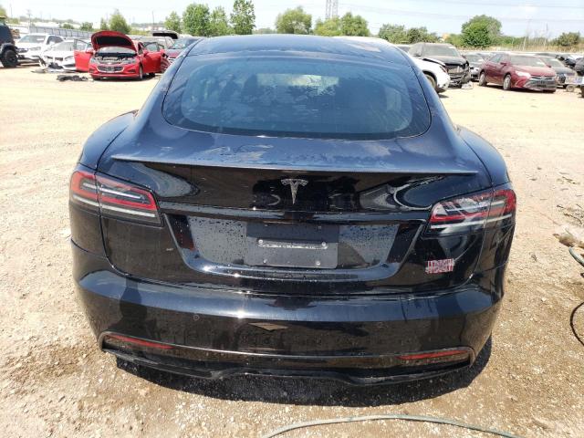 5YJSA1E64NF480397 - 2022 TESLA MODEL S Սև լուսանկար 6