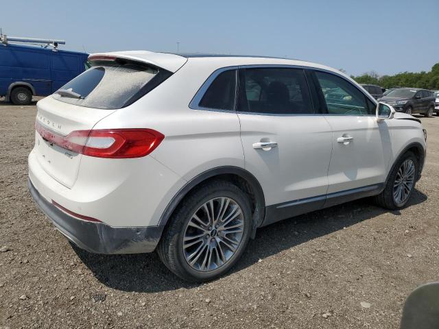 2LMPJ8LR6HBL15464 - 2017 LINCOLN MKX RESERVE Սպիտակ լուսանկար 3
