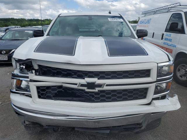 1GCVKREC9EZ358496 - 2014 CHEVROLET SILVERADO K1500 LT WHITE photo 5