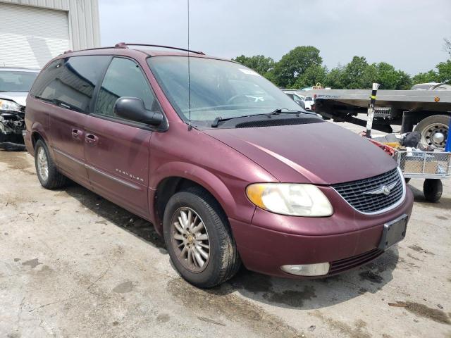 2C8GP64L91R264244 - 2001 CHRYSLER TOWN&COUNT LIMITED MAROON photo 4