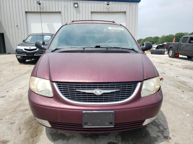 2C8GP64L91R264244 - 2001 CHRYSLER TOWN&COUNT LIMITED MAROON photo 5
