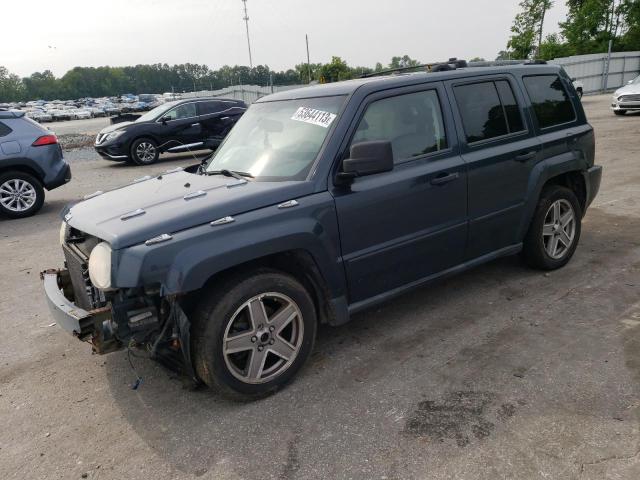 1J8FF48W47D372056 - 2007 JEEP PATRIOT LIMITED BLACK photo 1