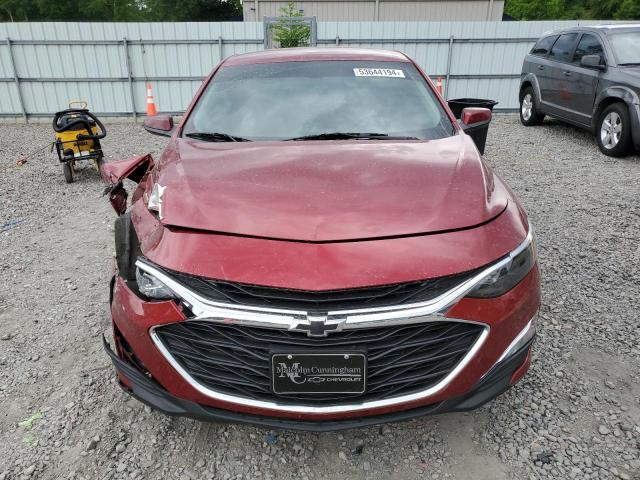 1G1ZG5ST3MF010332 - 2021 CHEVROLET MALIBU RS ბურგუნდია ფოტო 5