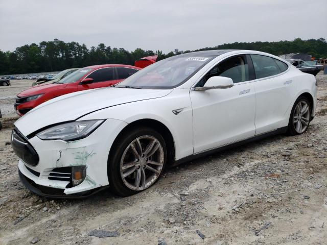 5YJSA1H10EFP47924 - 2014 TESLA MODEL S Սպիտակ լուսանկար 1