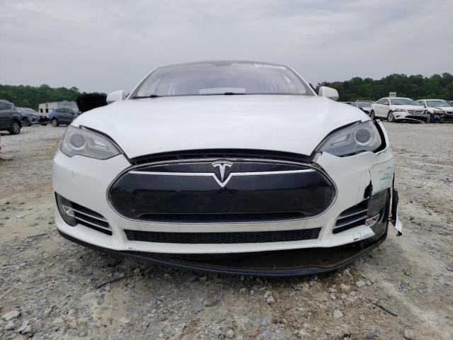 5YJSA1H10EFP47924 - 2014 TESLA MODEL S Սպիտակ լուսանկար 5