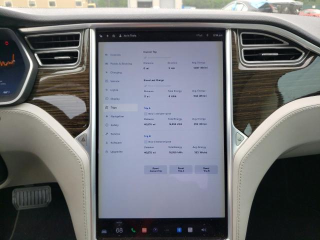 5YJSA1H10EFP47924 - 2014 TESLA MODEL S Սպիտակ լուսանկար 9