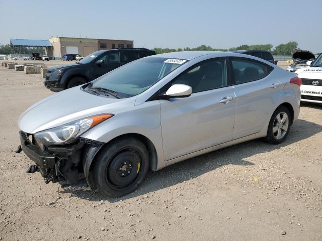 5NPDH4AE4DH367875 - 2013 HYUNDAI ELANTRA GLS SILVER photo 1