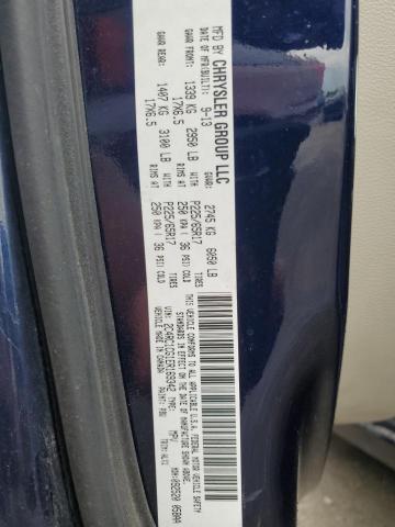 2C4RC1CG1ER169342 - 2014 CHRYSLER TOWN & COU TOURING L BLUE photo 14