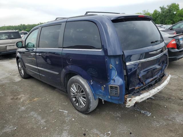 2C4RC1CG1ER169342 - 2014 CHRYSLER TOWN & COU TOURING L BLUE photo 2