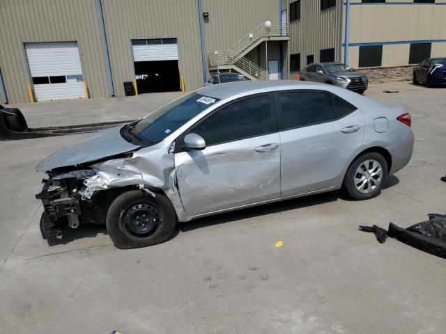 5YFBURHE4KP907716 - 2019 TOYOTA COROLLA L SILVER photo 1