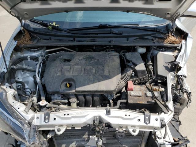 5YFBURHE4KP907716 - 2019 TOYOTA COROLLA L SILVER photo 11