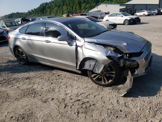 3FA6P0D97LR203346 - 2020 FORD FUSION TITANIUM SILVER photo 4