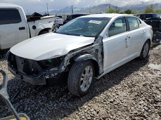 KNAGN4A77B5147437 - 2011 KIA OPTIMA EX WHITE photo 1