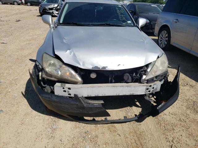 JTHCK262175009877 - 2007 LEXUS IS 250 SILVER photo 5