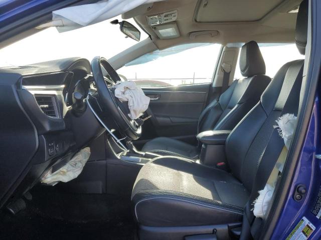 2T1BURHE1GC584622 - 2016 TOYOTA COROLLA L BLUE photo 7