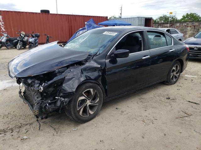 1HGCR2F32FA137865 - 2015 HONDA ACCORD LX BLACK photo 1