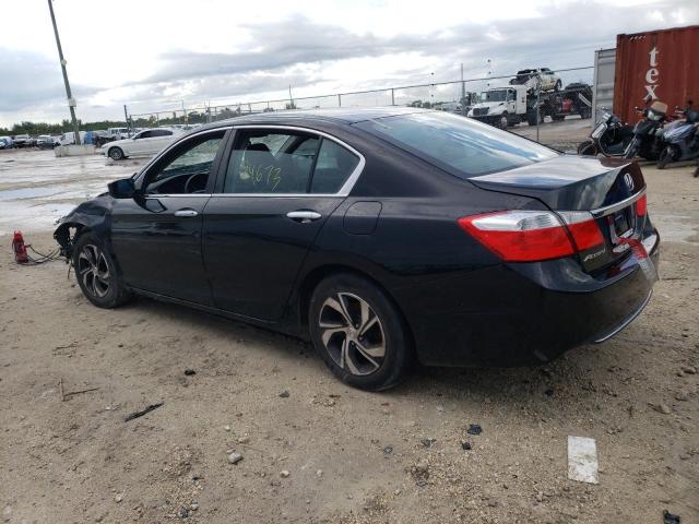 1HGCR2F32FA137865 - 2015 HONDA ACCORD LX BLACK photo 2