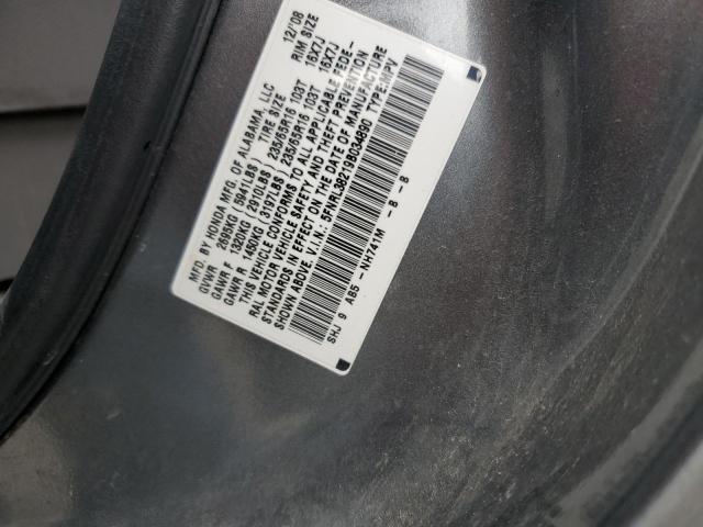 5FNRL38219B034890 - 2009 HONDA ODYSSEY LX GRAY photo 13