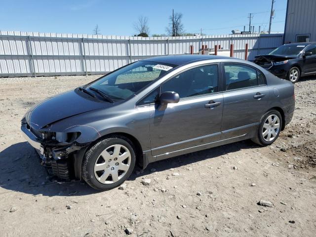 19XFA1F52AE079552 - 2010 HONDA CIVIC LX GRAY photo 1