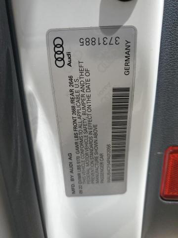 WAUB4CF54PA012056 - 2023 AUDI S5 PRESTIGE WHITE photo 12