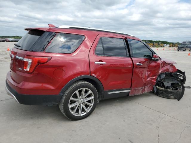 1FM5K8FHXGGD35937 - 2016 FORD EXPLORER LIMITED RED photo 3