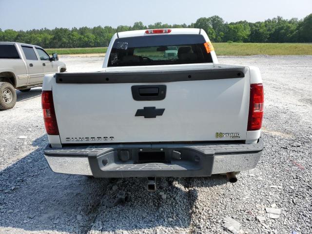 2GCFC135991120069 - 2009 CHEVROLET SILVERADO C1500 HYBRID WHITE photo 6