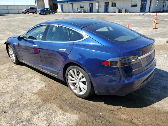 5YJSA1E26GF128339 - 2016 TESLA MODEL S 蓝色 照片 2