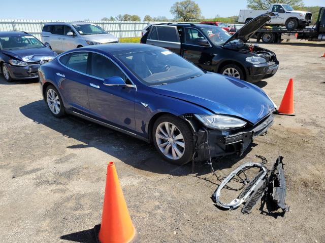 5YJSA1E26GF128339 - 2016 TESLA MODEL S 蓝色 照片 4