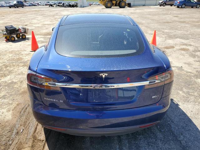 5YJSA1E26GF128339 - 2016 TESLA MODEL S 蓝色 照片 6