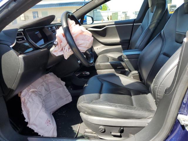 5YJSA1E26GF128339 - 2016 TESLA MODEL S 蓝色 照片 7