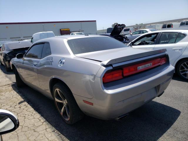 2C3CDYBT9EH106025 - 2014 DODGE CHALLENGER R/T GRAY photo 2