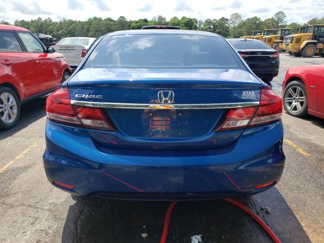 19XFB2F5XEE014229 - 2014 HONDA CIVIC LX BLUE photo 6