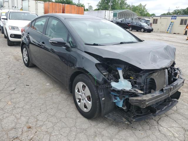 KNAFX4A62F5430556 - 2015 KIA FORTE LX BLACK photo 4