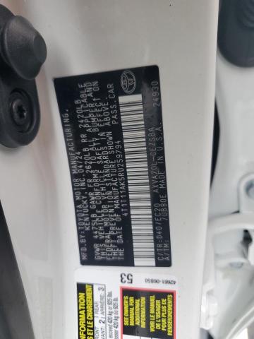 4T1T11AK5RU259794 - 2024 TOYOTA CAMRY SE NIGHT SHADE WHITE photo 12