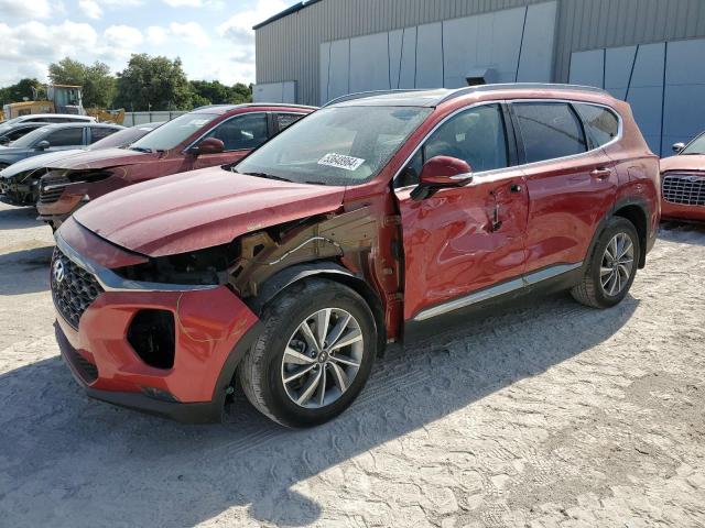 5NMS53AD9LH177762 - 2020 HYUNDAI SANTA FE LIMITED RED photo 1