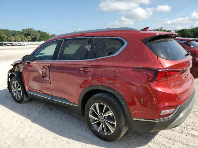 5NMS53AD9LH177762 - 2020 HYUNDAI SANTA FE LIMITED RED photo 2