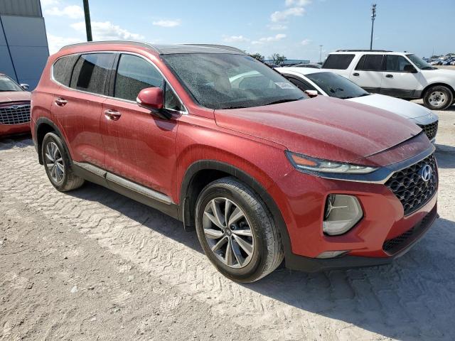 5NMS53AD9LH177762 - 2020 HYUNDAI SANTA FE LIMITED RED photo 4