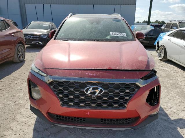 5NMS53AD9LH177762 - 2020 HYUNDAI SANTA FE LIMITED RED photo 5