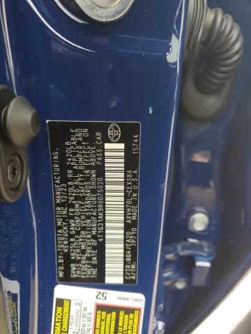 4T1G31AK9RU075020 - 2024 TOYOTA CAMRY SE NIGHT SHADE BLUE photo 12