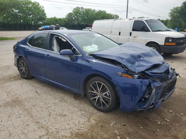 4T1G31AK9RU075020 - 2024 TOYOTA CAMRY SE NIGHT SHADE BLUE photo 4
