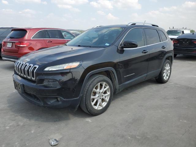 1C4PJLCBXFW766477 - 2015 JEEP CHEROKEE LATITUDE BLACK photo 1