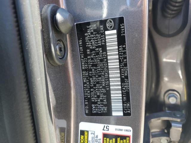 4T1G11BK2PU074129 - 2023 TOYOTA CAMRY SE NIGHT SHADE CHARCOAL photo 13