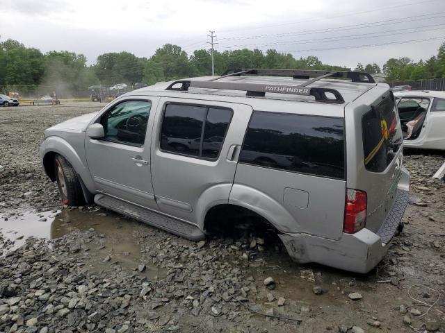 5N1AR18W35C729183 - 2005 NISSAN PATHFINDER LE 银色 照片 2
