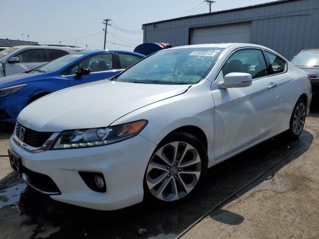 1HGCT2B82EA001219 - 2014 HONDA ACCORD EXL WHITE photo 1