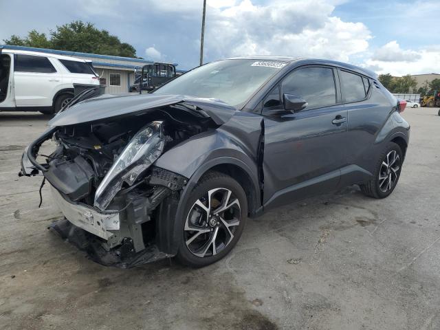 NMTKHMBX6MR121054 - 2021 TOYOTA C-HR XLE GRAY photo 1