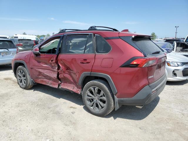 JTMB6RFV6ND053512 - 2022 TOYOTA RAV4 XLE PREMIUM BURGUNDY photo 2